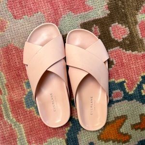 Pink Everlane Form Crossover Sandals EUC